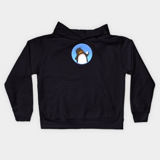 Penguin with Snowball Kids Hoodie